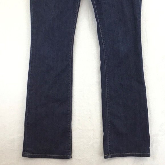 Ann Taylor Loft Womens Size 8 Modern Boot Jeans Inseam 33" Whiskering Stretch - Picture 7 of 11